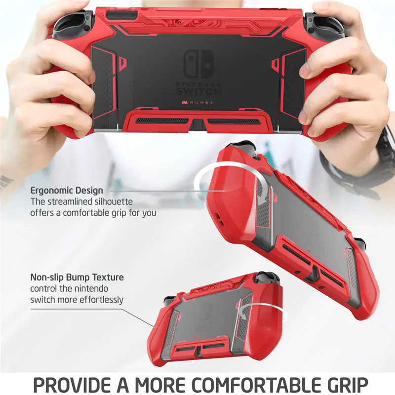 Чехол Dockable для Nintendo Switch Mumba Blade Series чехол из ТПУ с рукояткой совместим консолью и