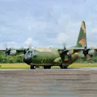 Американский C-130 транспортный самолет Hercules DIY 3D бумажная карта Модель Строительный набор строительные игрушки обучающая игрушка военная модель