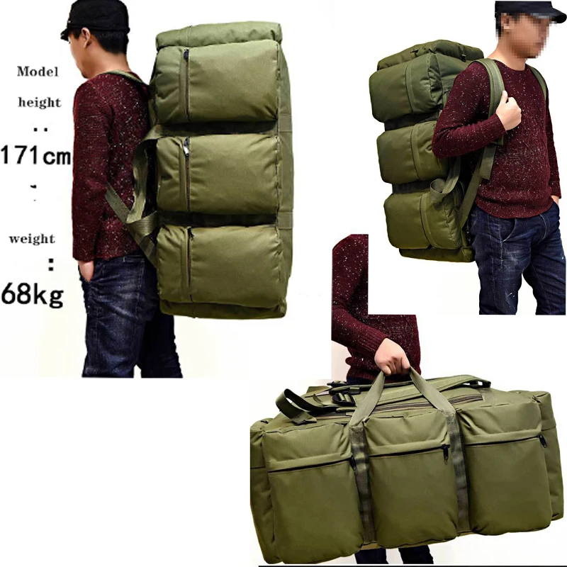 90L камуфляжный рюкзак для альпинизма на открытом воздухе Большая вместительная