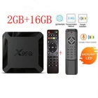 ТВ-приставка X96Q, android 10, Allwinner H313, четырехъядерная, 2 ГБ, 16 ГБ, 2,4 ГГц, Wi-Fi, 1 ГБ, 8 Гб