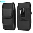 Чехол для iPhone 13 12 11 Pro Max X XSMax XR SE 6 7 8 Plus, чехол с зажимом для ремня, кобура, универсальная сумка для телефона из ткани Оксфорд, карман для карт