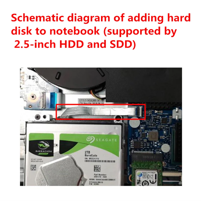 Новый кабель жесткого диска подходит для Lenovo Y530 Y540 Y545 Y7000 Y740 Y7000P ноутбук SATA
