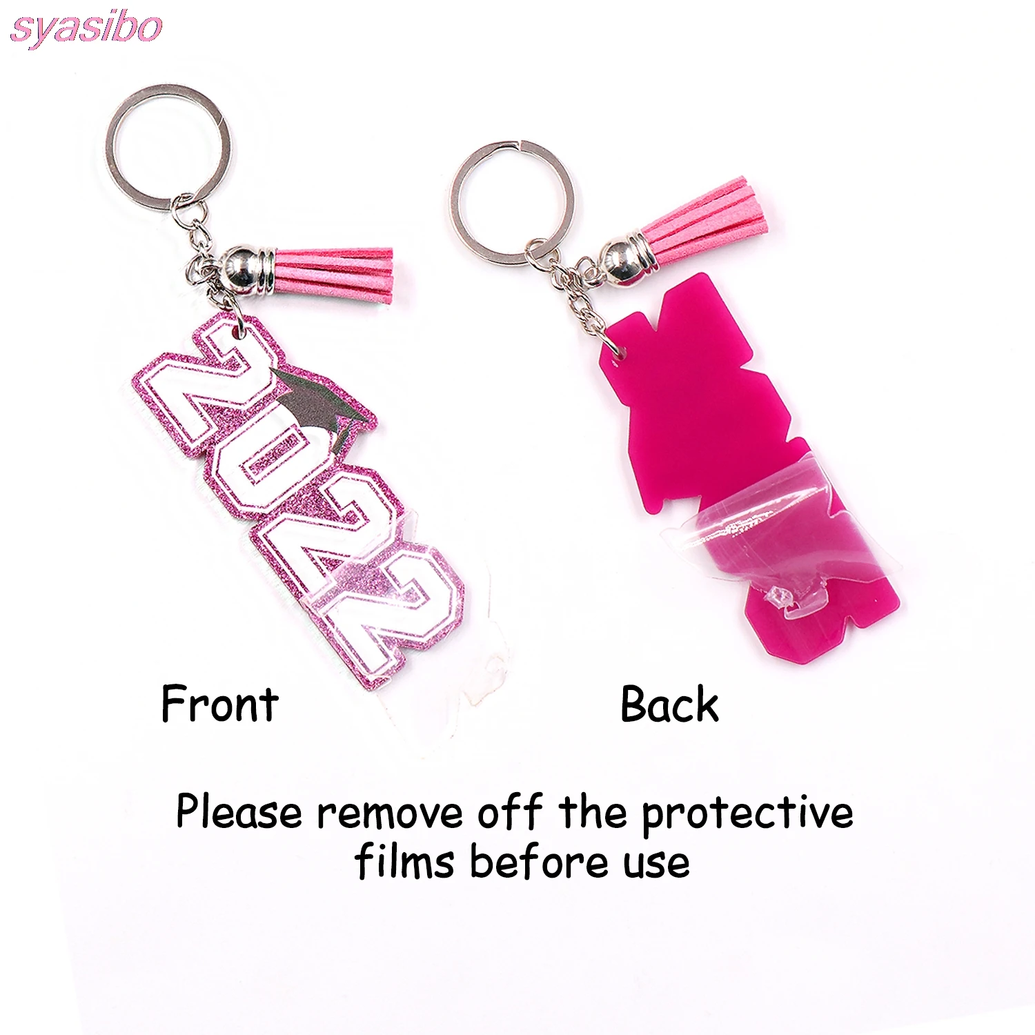 

(1piece) KH1057 -76mm Acrylic Class of 2022 Keychain, Senior Gift, Graduation Gift, 2022 Keychain
