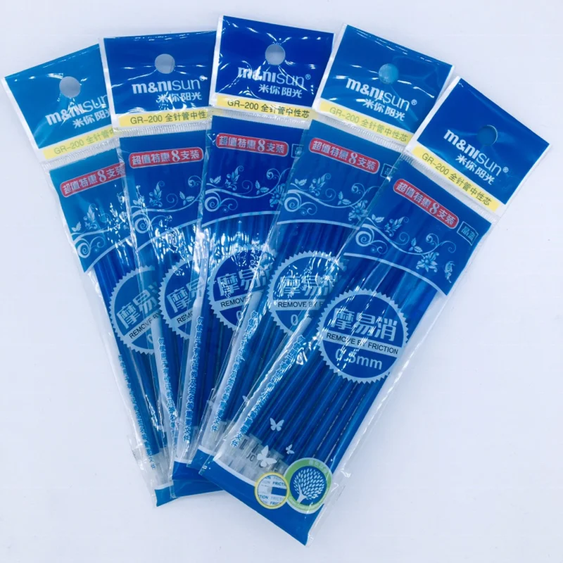 8 шт./компл. стираемая ручка заправки зажигалок милые канцелярские Цветные