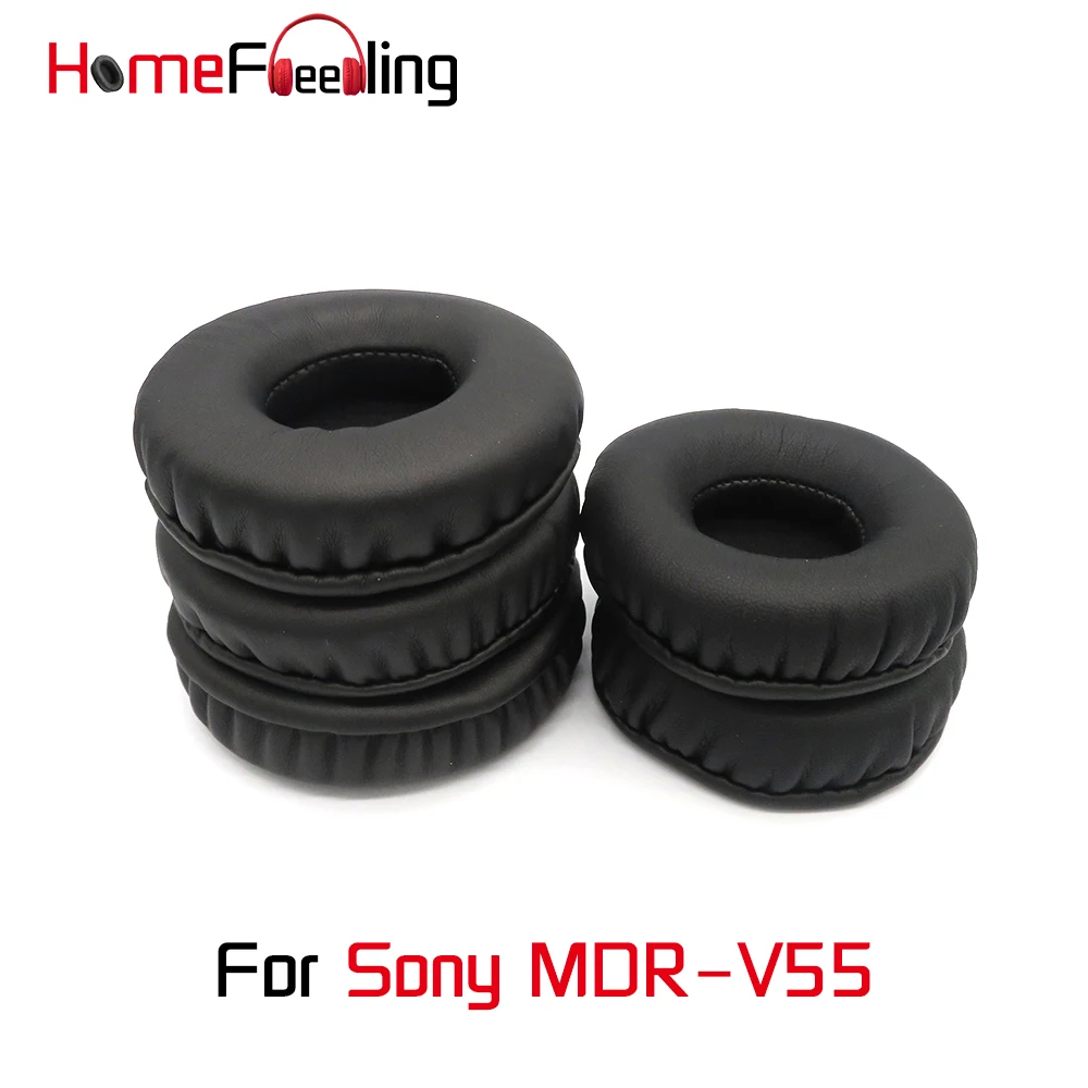 

Амбушюры Homefeeling для Sony MDR-V55 MDR V55, амбушюры, круглые универсальные запасные части Leahter, амбушюры