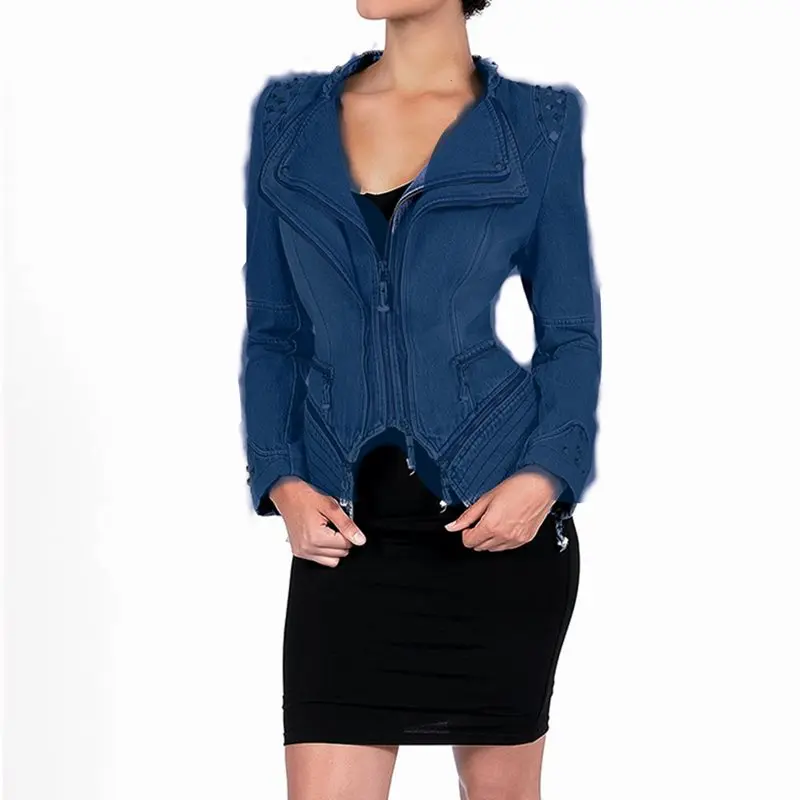 Женская куртка повседневная Готическая белая плюс размер офисная женская тонкая