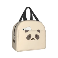panda lunch bags for women insulated thermal lunch box cooler tote bag reusable food organizer adult