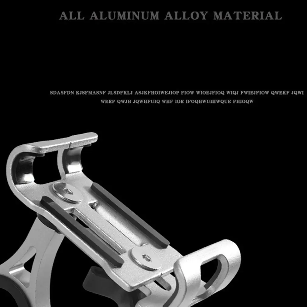 

Universal Bicycle Aluminum Alloy Mobile Phone Holder Adjustable Motorcycle Bike Handlebar Stand Mount Bracket Mount for iPhone