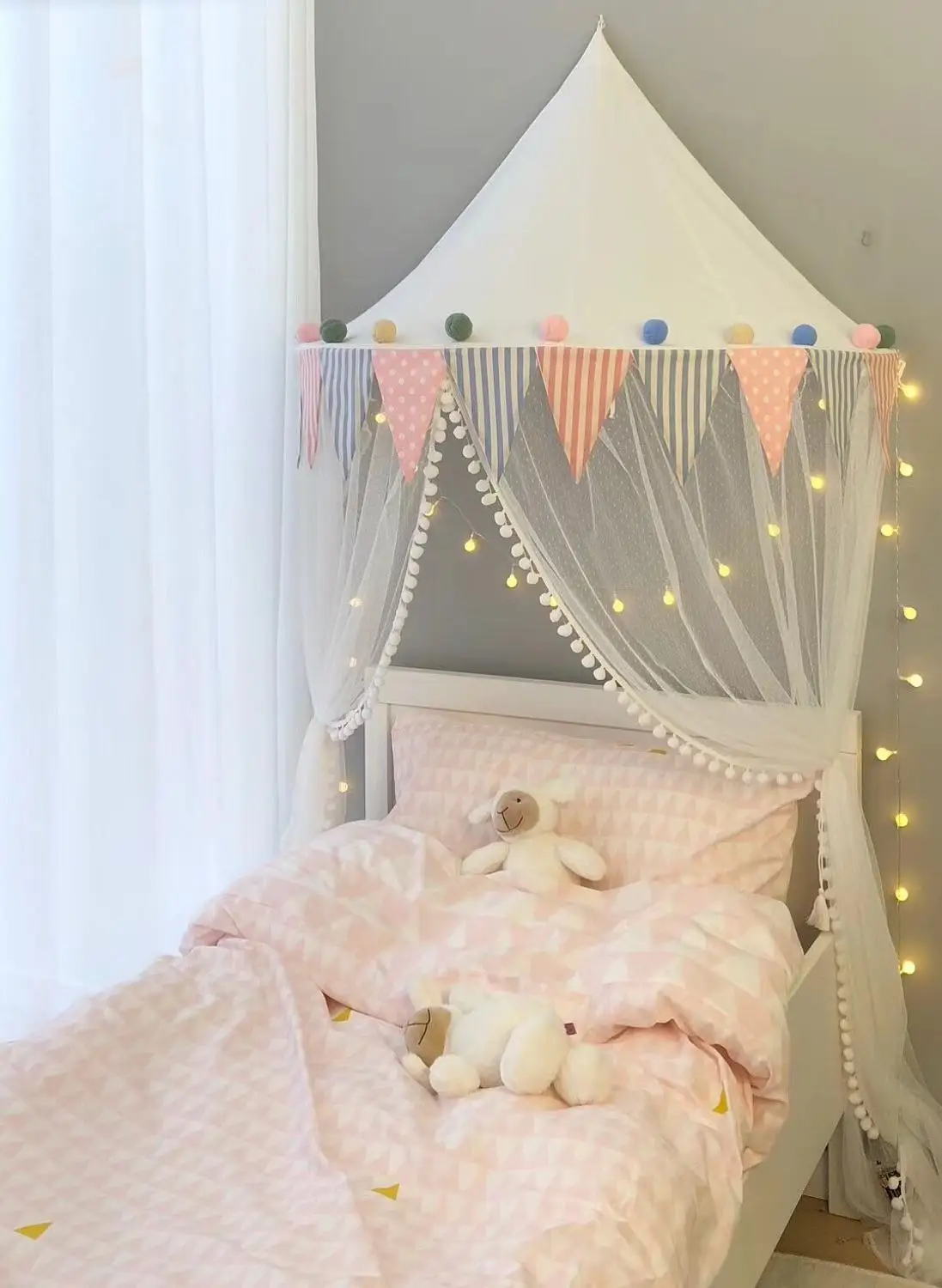 Детская игровая палатка Tipi Tente Enfant детская кровать навес кроватка москитная сетка детский Декор Прорезыватели Для детский игровой домик Ciel de Lit