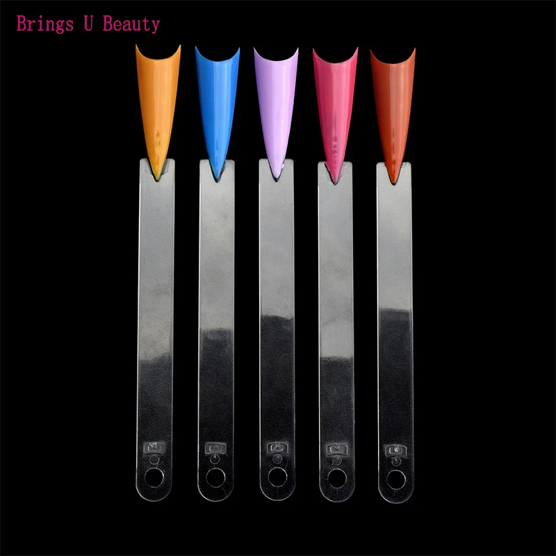 50 шт. прозрачные натуральные/прозрачные Поддельные Типсы для ногтей |