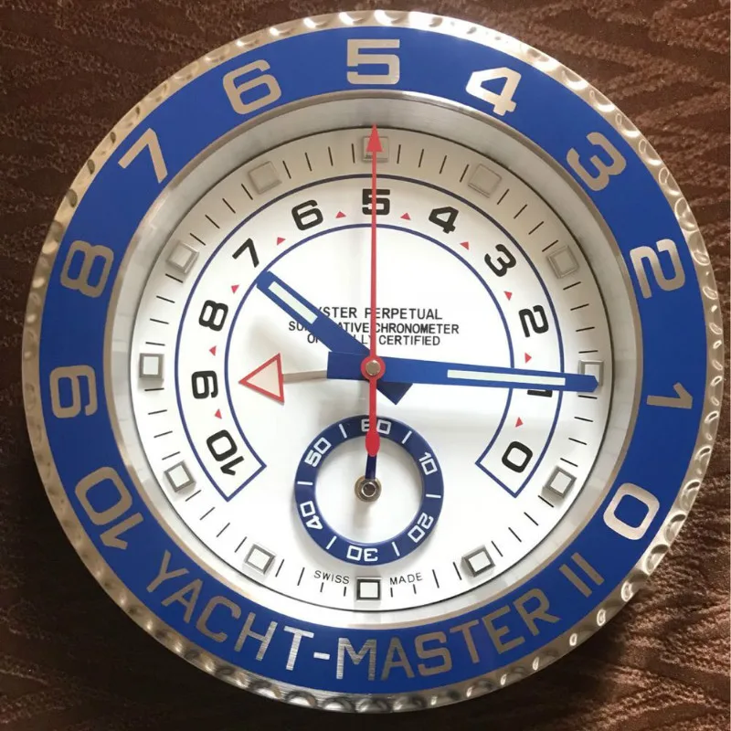 Металлические настенные часы из нержавеющей стали современный дизайн бесшумные