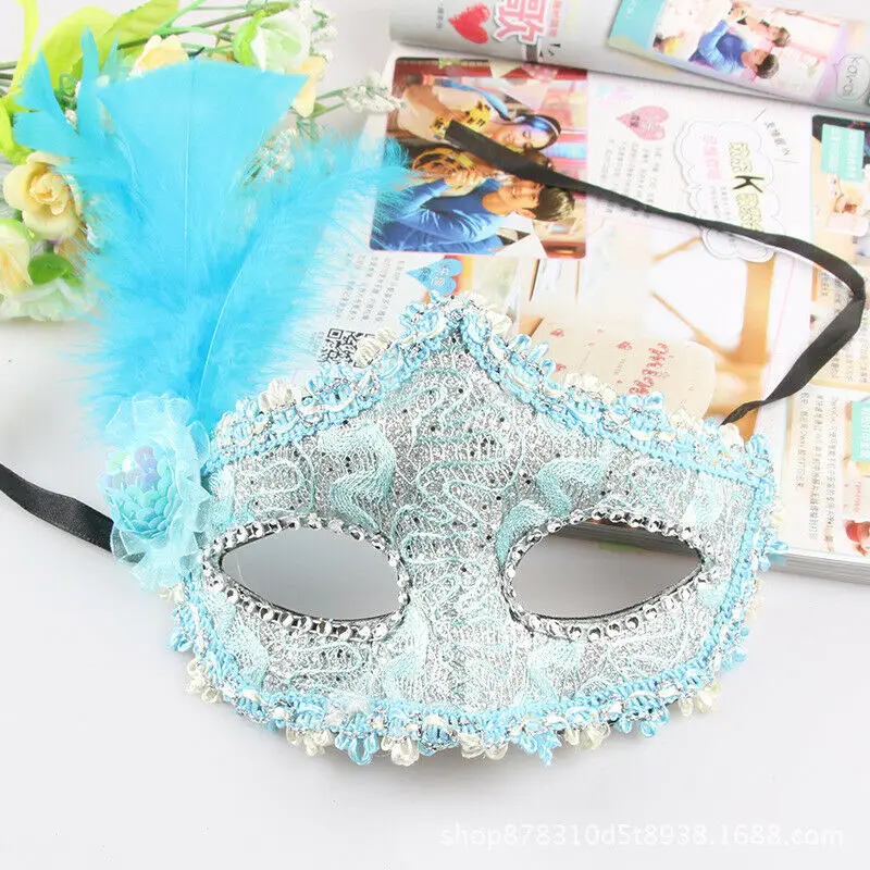 Ретро Женские Сексуальные Кружевные маски для вечеринок карнавальный на