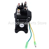 suitable for utv pickup truck atv electric winch relay 12v 250a contactor winch solenoid valve