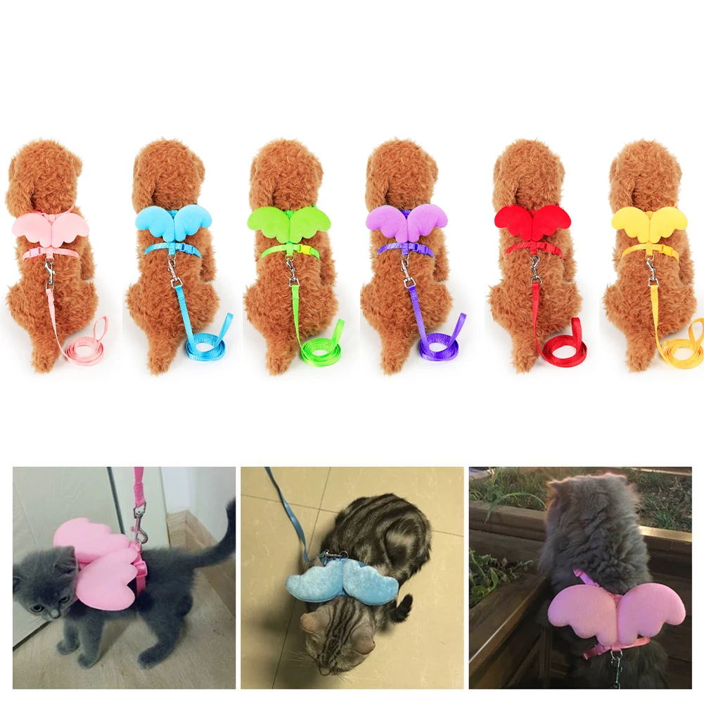 Нейлоновый материал удобный и практичный милый собачий щенок Крыло ангела