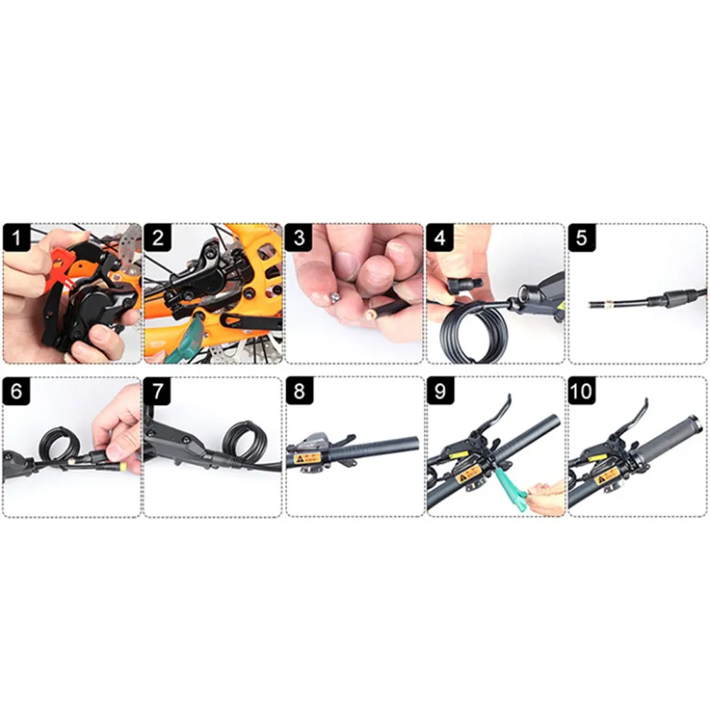 

Power Brake Hydraulic Brake Levers 140CM Electric Bikes Parts Aluminum E-Bike Brake