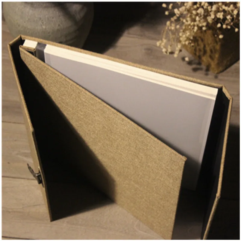 

PA36 12 inch 18 inch cotton double coated self-adhesive DIY album family album 5678 inch thin Vintage Handmade creative phase