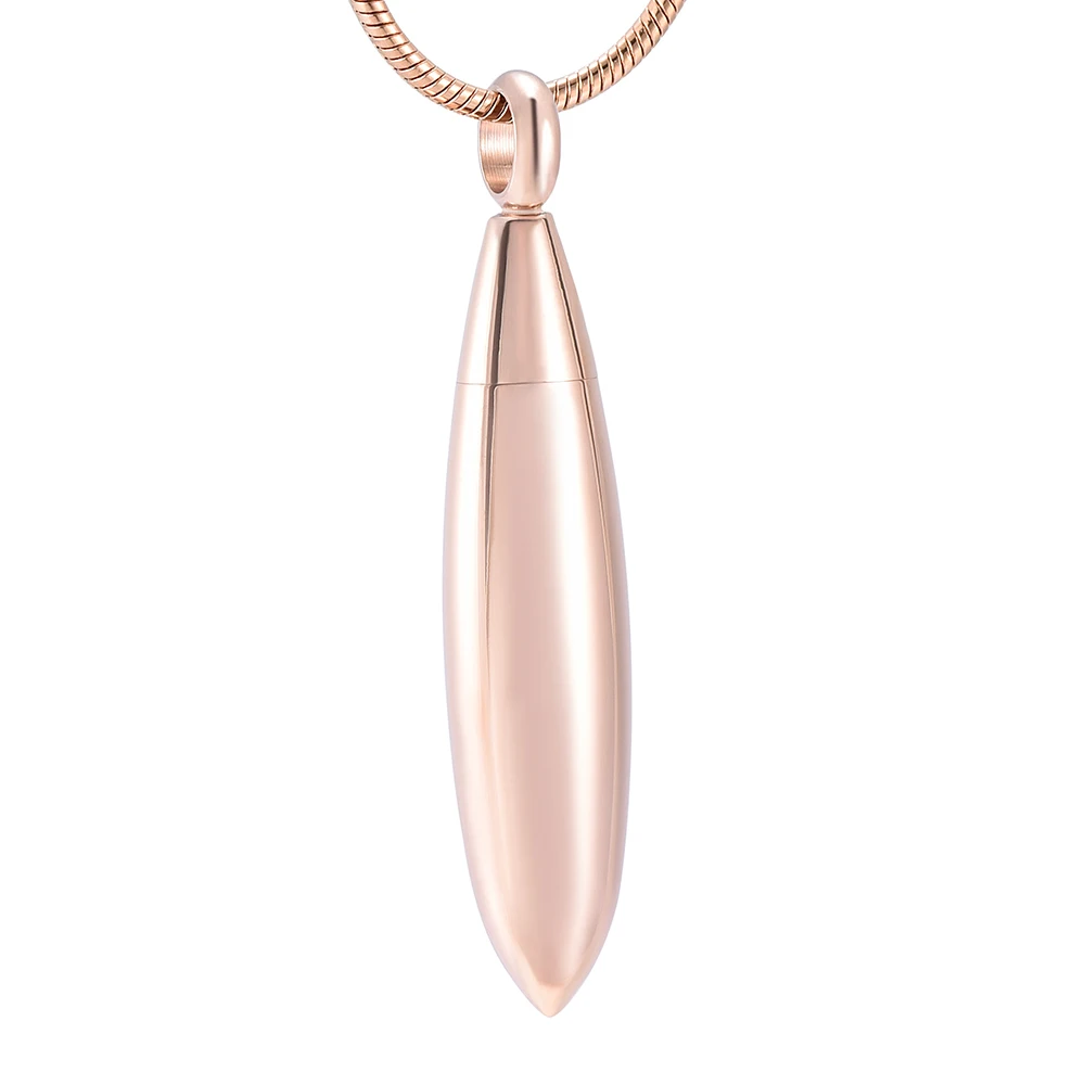 IJD9995 цилиндрическая урна для кремации памятный медальон розовое золото