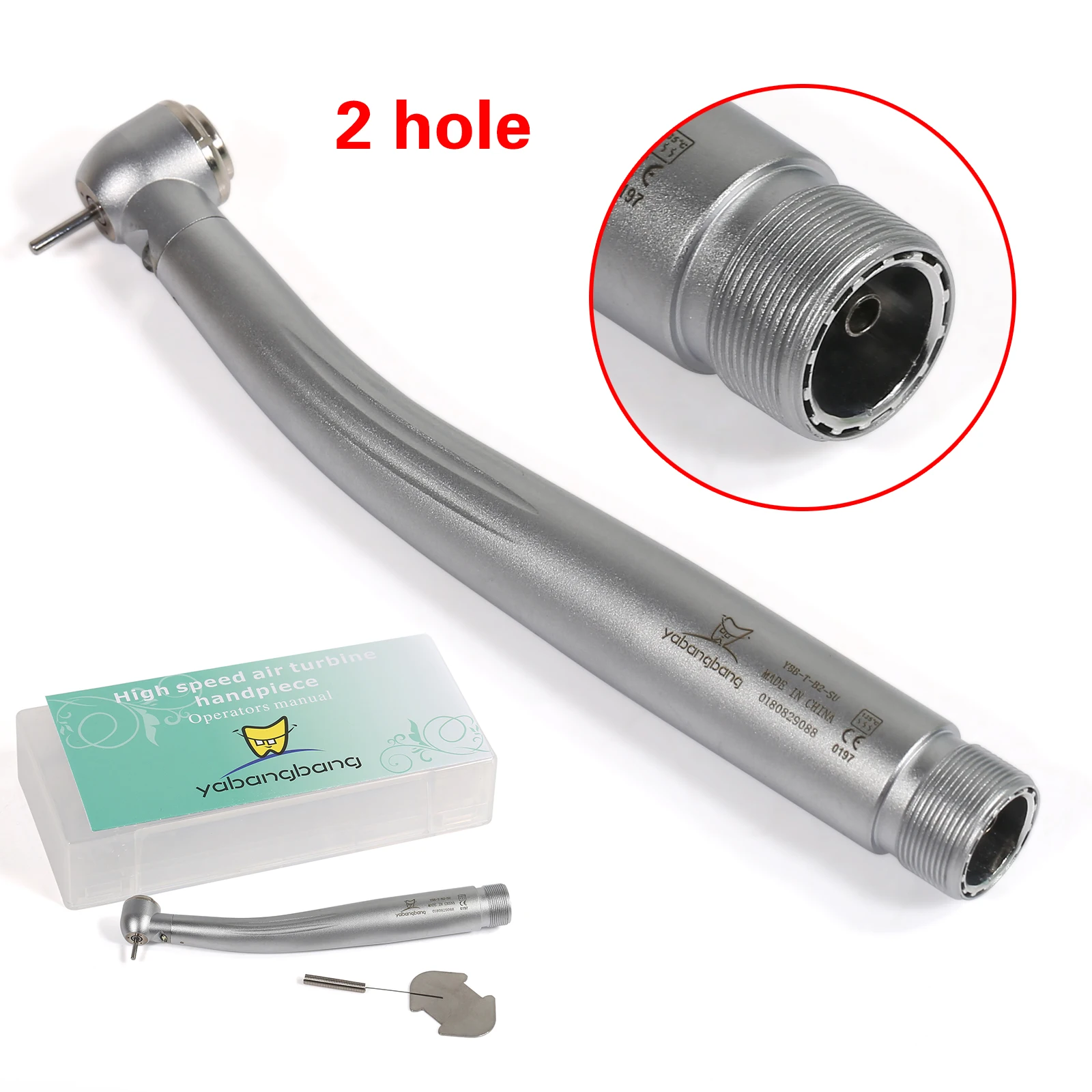 kavo Dental High Speed Hand piece Turbine 4 /2Hole LED E-generator Standard Head Triple Water Spray Push Button Dental tools