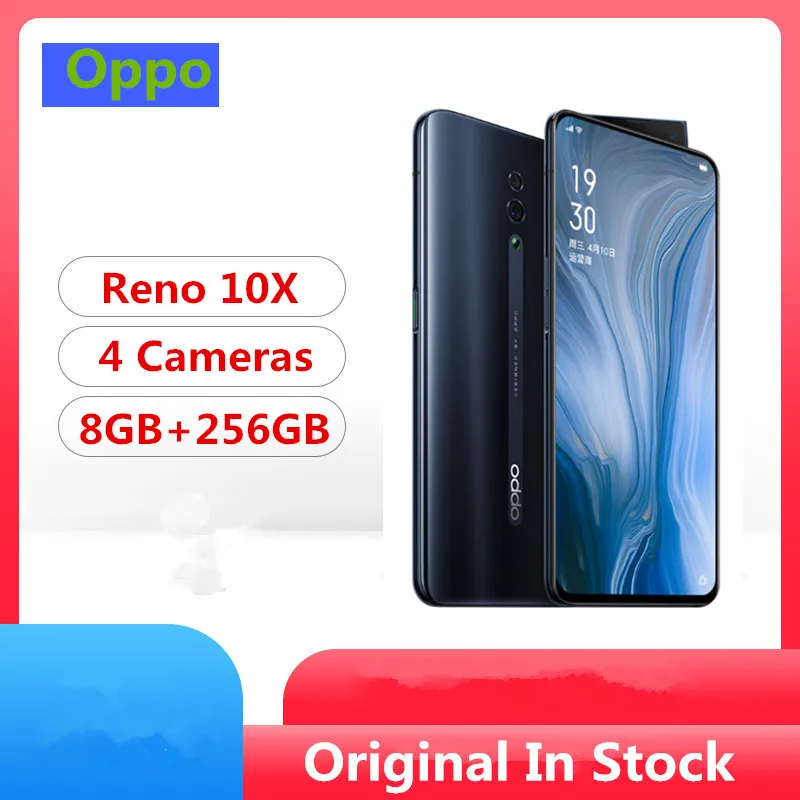 Мобильный телефон Oppo Reno 10x zoom Snapdragon 855 экран 6 дюйма IPS 2340X1080 8 Гб ОЗУ 256 ПЗУ 48 МП