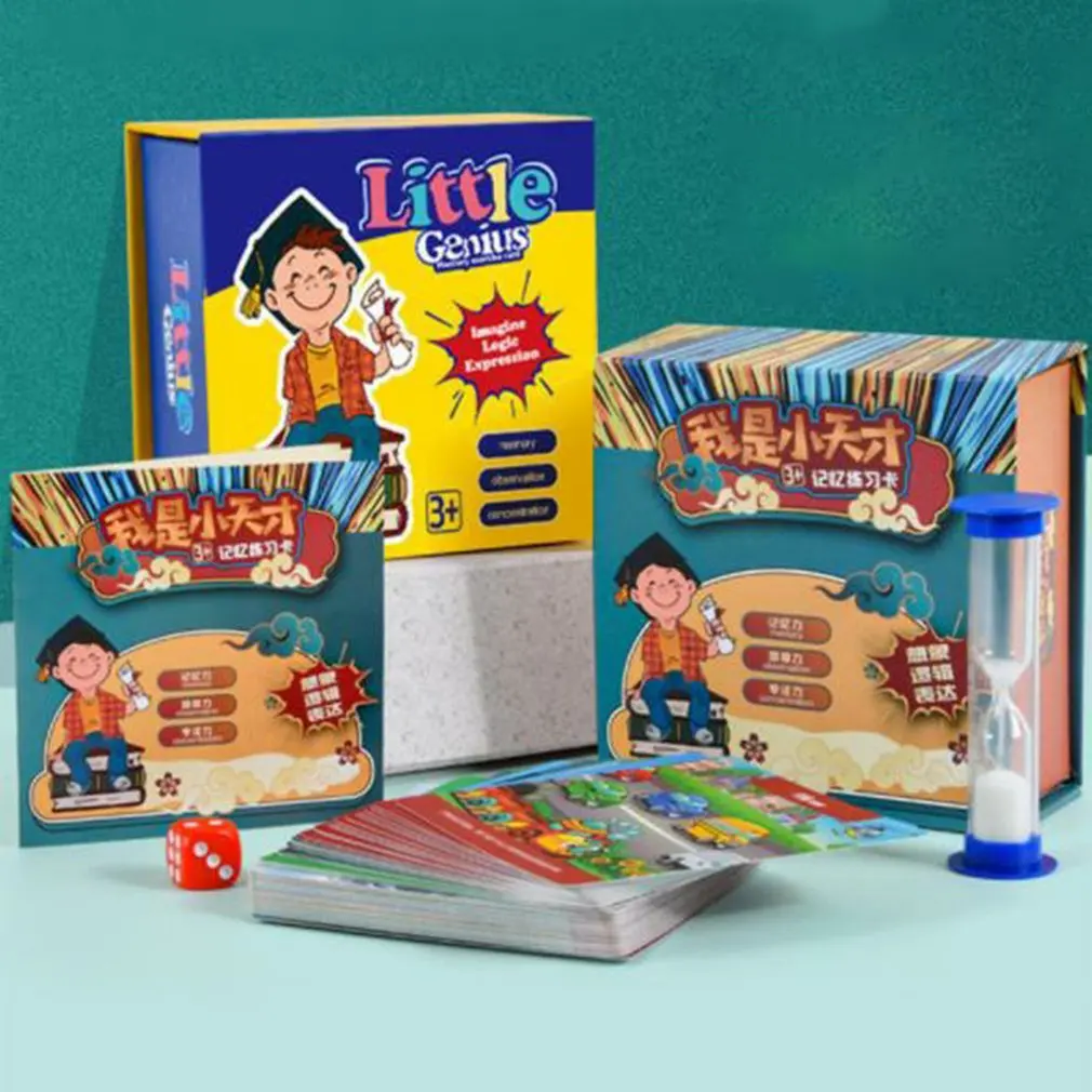 

Карты памяти для тренировок, настольные игры, детские игрушки для наблюдения, обучение мышлению, английская версия, Обучающие игрушки Монте...