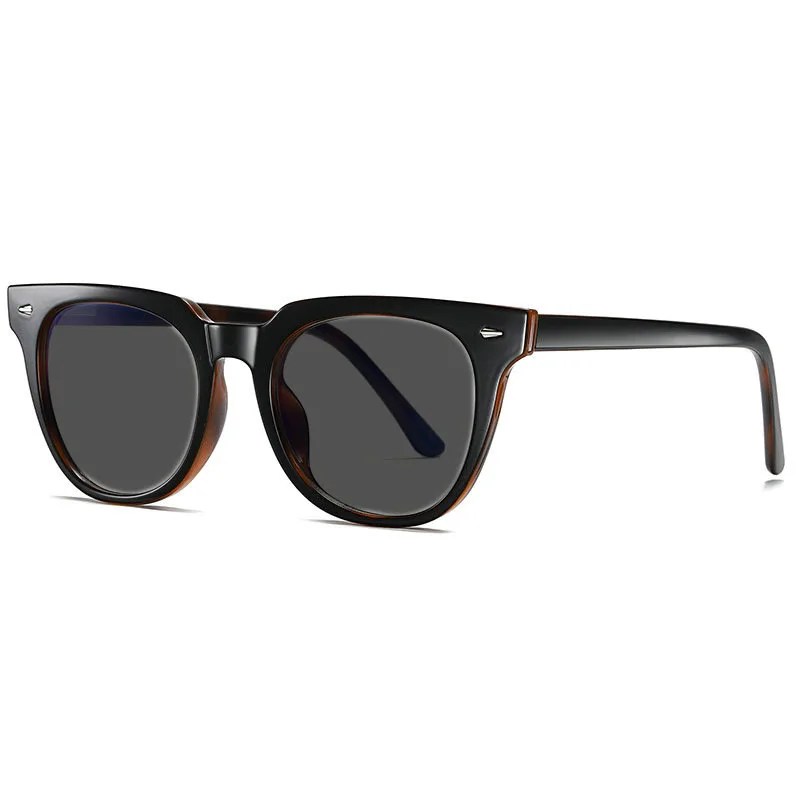 

2021 New Bifocal Reading Sun Glasses Women Men Presbyopia Eyeglasses Cat Sunglasses Diopter +1.0 To +4.0 FML