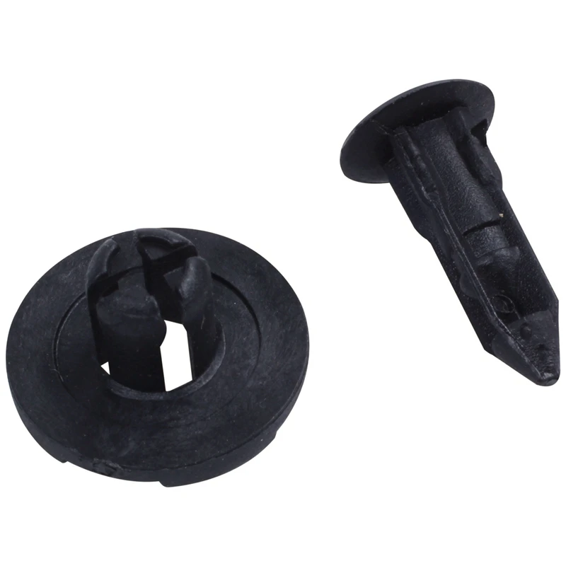 

20 Pcs Plastic Rivets for Clip Screw Type Fastener, Black with Motorcycle Front Mudguard Extender Extension