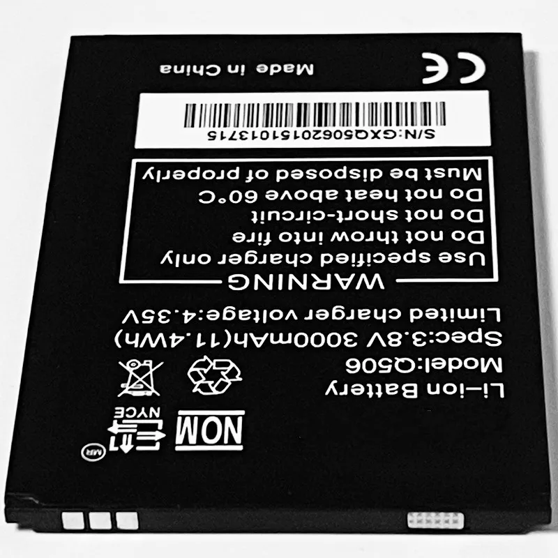 Аккумулятор 3 8 в 3000 мАч для Verykool Q506 | Мобильные телефоны и аксессуары