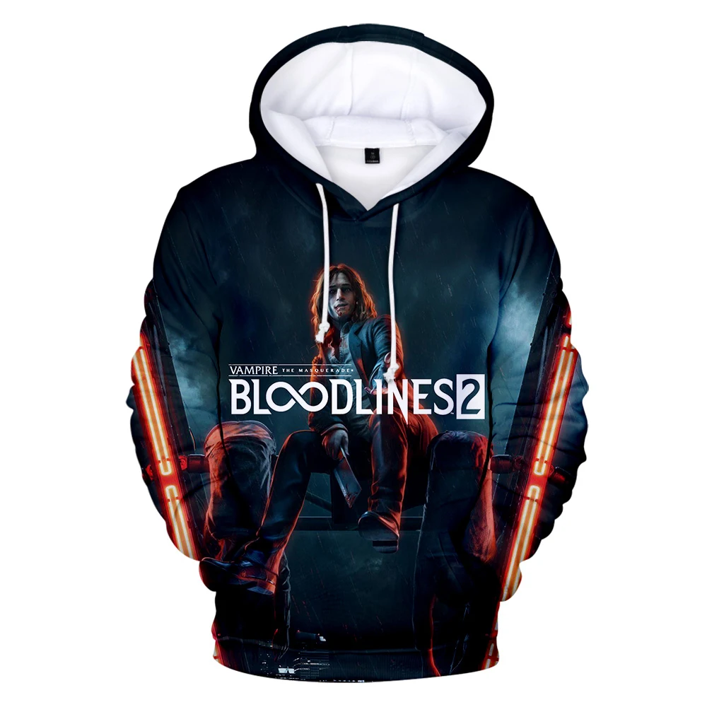 

Популярные толстовки с капюшоном для маскарада и линий крови 2, стимулирующие толстовки с 3D принтом, пуловеры с длинным рукавом, фильмы вамп...