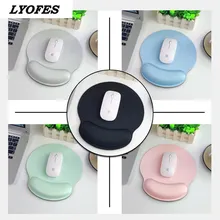 Mouse Pad Mat Desk Pad With Wrist Protect Anti-Slip Gel Wrist Support For PC Macbook Laptop Computer Ergonomic Comfort Wristband