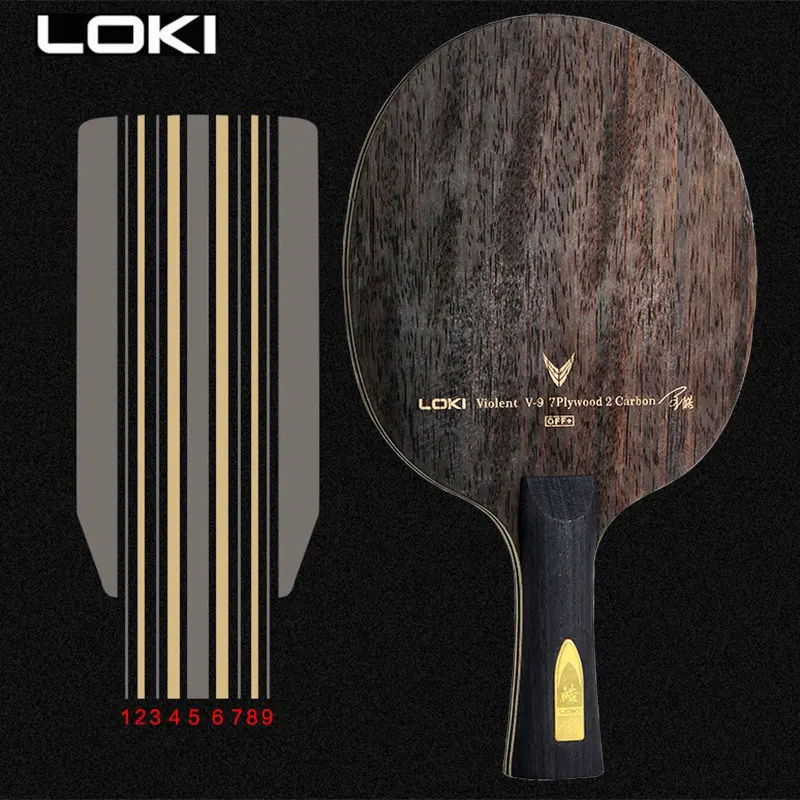 Ракетка для настольного тенниса LOKI V9 профессиональная карбоновая ракетка пинг