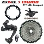 Рычаг переключения скоростей LTWOO A7 10 + задний переключатель + передние звездочки 104BCD + цепи 10 S, групсет для ПЦР, для горного велосипеда DEORE