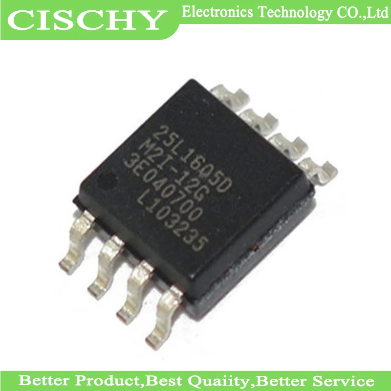 

10pcs/lot MX25L1605DM2I-12G MX25L1605 MX25L1605DM2I SOP-8