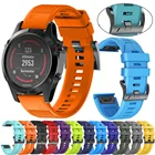 Ремешок QuickFit для Garmin Fenix 6 6X Pro 5X 5 Plus 7 7X, силиконовый ремешок Forerunner 935 выпуска, браслет 22 26 мм, умные аксессуары