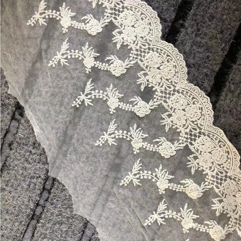 Африканская кордная ткань 1 м 18 см широкая белая хлопковая сетка кружевная