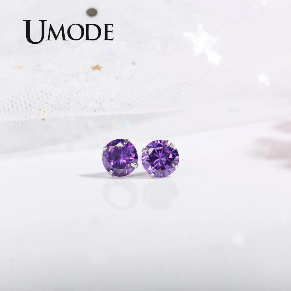 UMODE, женские, детские, маленькие, Стерлинговое серебро 925, корейские сережки-шпильки, ювелирные изделия, серьги, шпильки, аксессуары zilveren oorbellen ULE0285