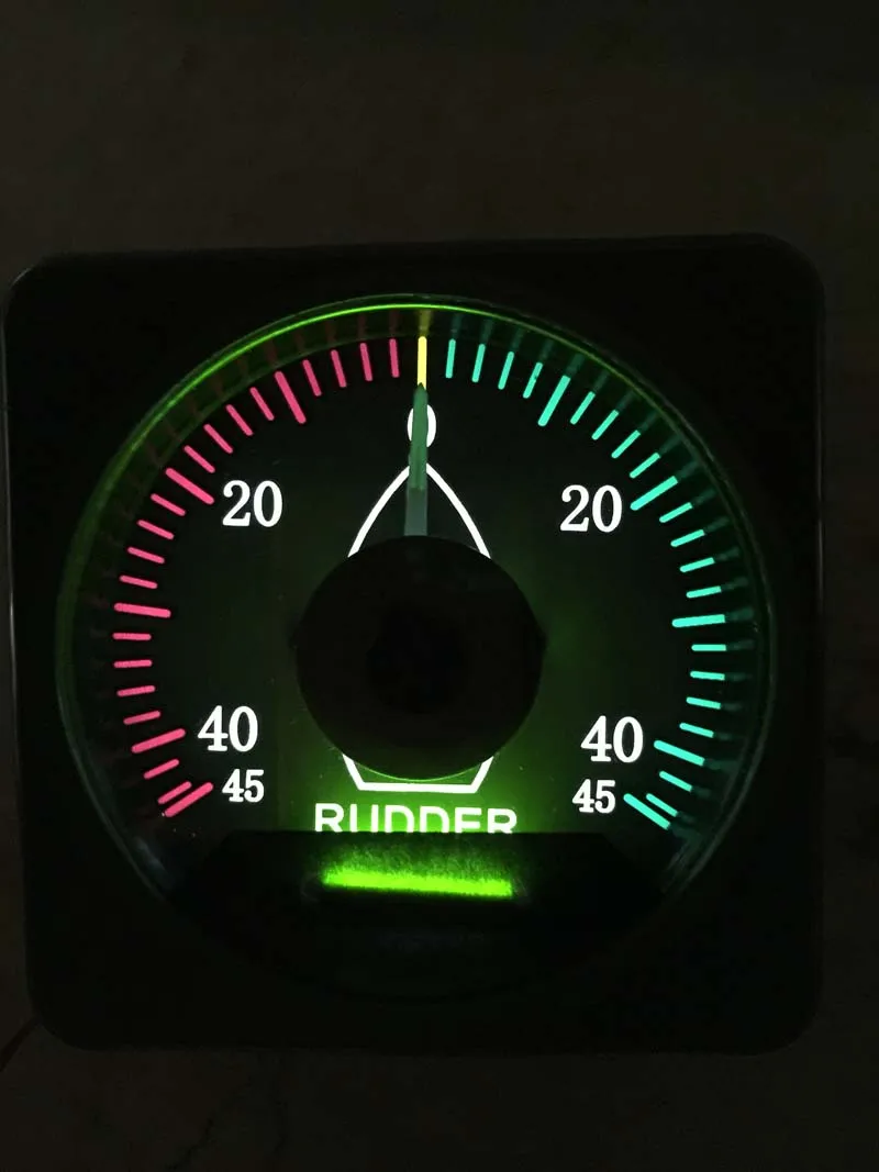 Marine Inductive Rudder Angle Generator Hydraulic Steering Gear Indicator Power Box 3pcs Set With Meter | Инструменты