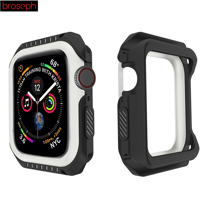 Чехлы для часов Apple watch Series 4 40 мм 44 мм защитный чехол для Iwatch 3 2 1 38 мм 42 мм аксессуары для часов