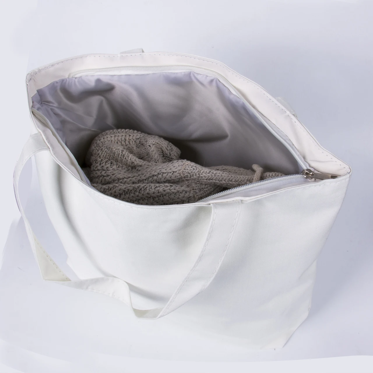 Женская Холщовая Сумка с принтом мультяшного кота саквояж на плечо