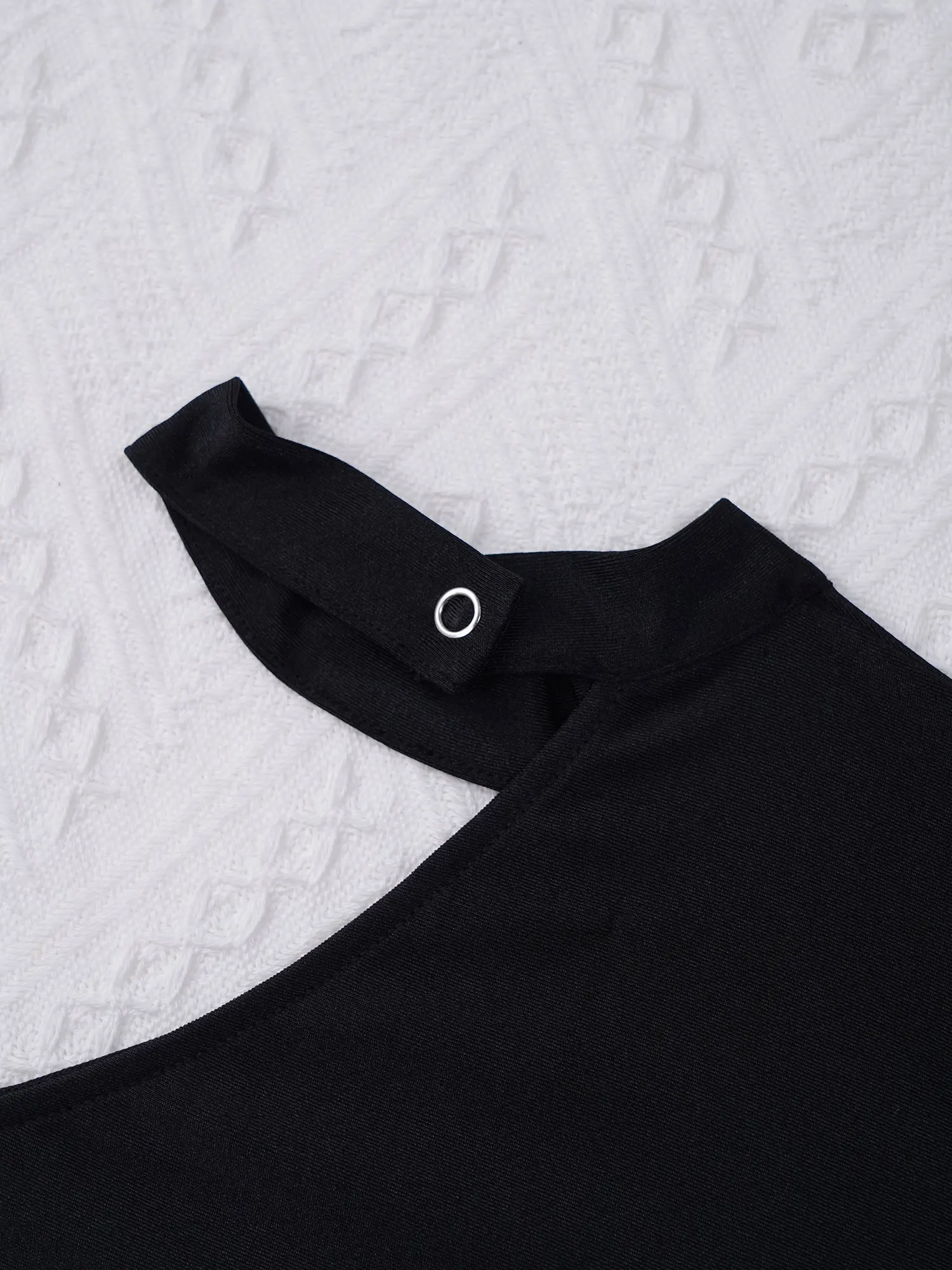 Детские топы для джазовых танцев на одно плечо девочек бандажный кроп-топ с