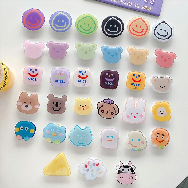 Kawaii Grip Talk Korea держатель для телефона милый мультяшный кролик корова медведь