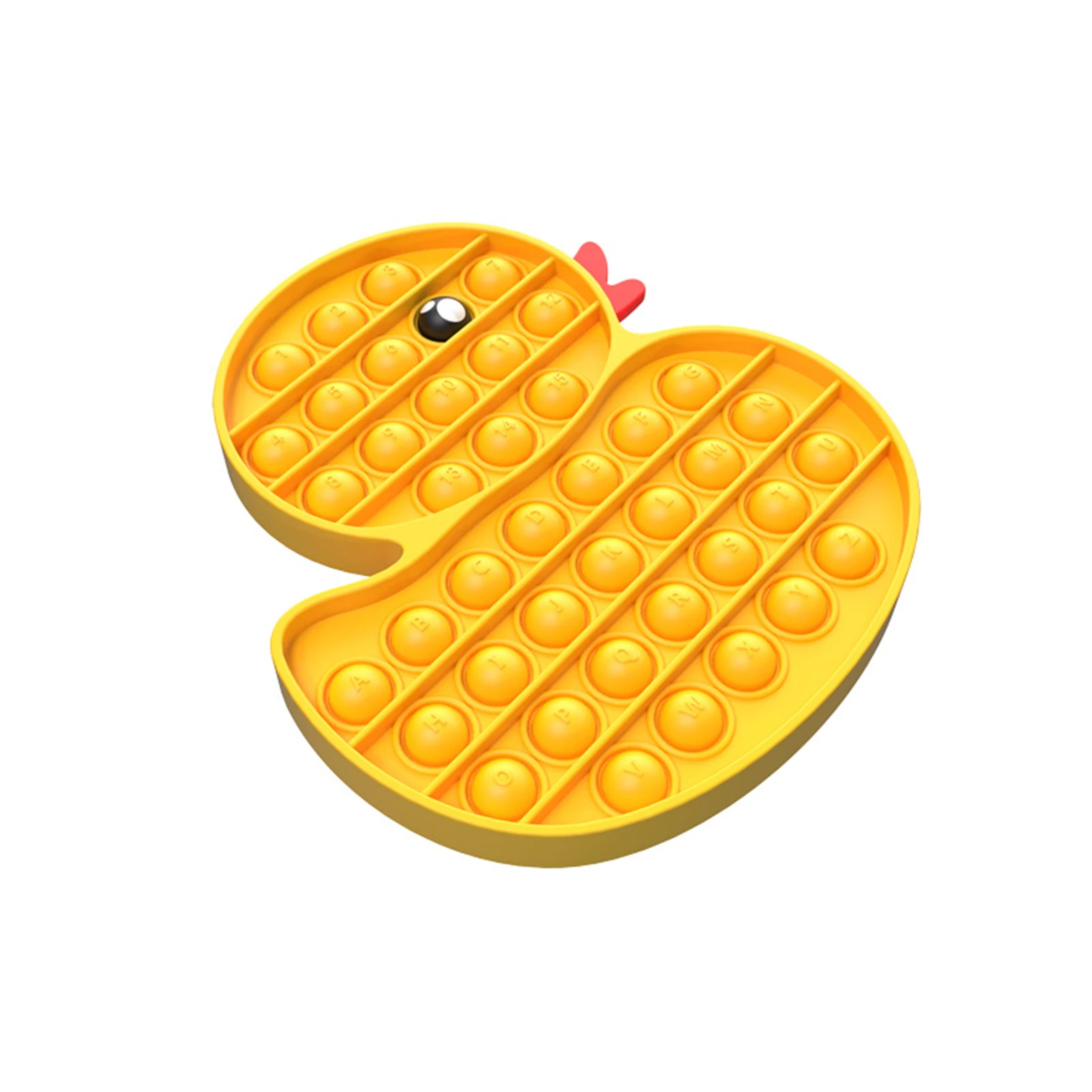 Милая желтая утка в форме популярного спиннера игрушка для снятия стресса