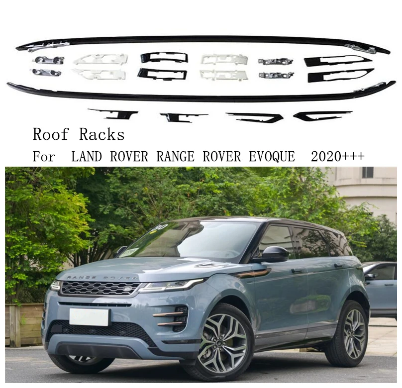 

Roof Rack For LAND ROVER RANGE ROVER EVOQUE 2020-2022 Luggage Racks Carrier Bars top Bar Rail Boxes High Quality Aluminum Alloy