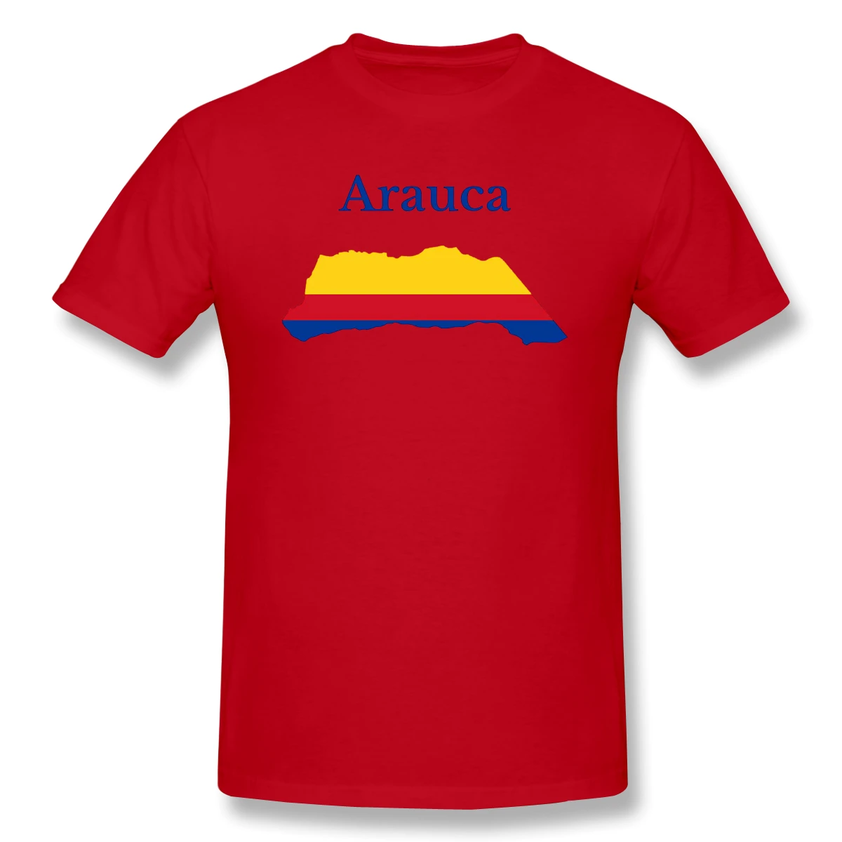 

Arauca Department Map Colombian Department Funny Novelty Men's Basic Short Sleeve T-Shirt R282 Tops Tees European Size