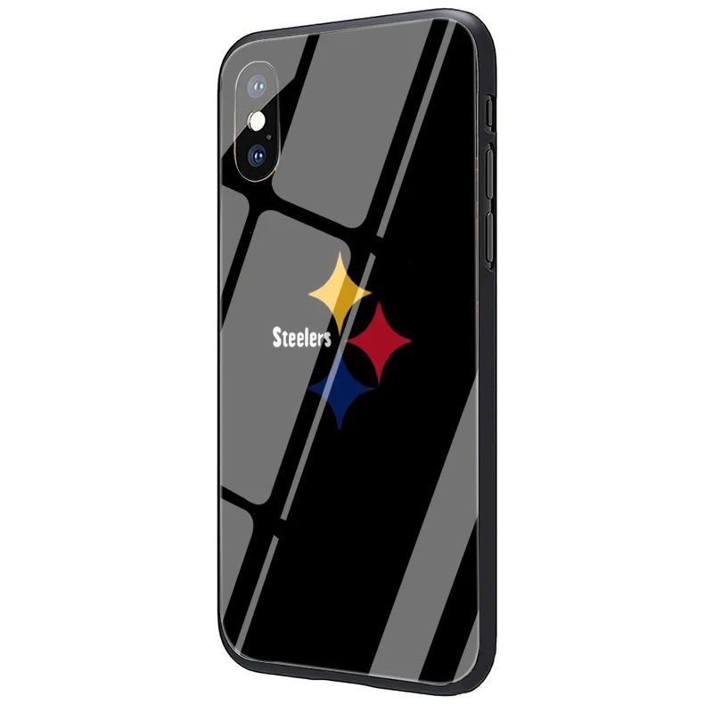 G7 EWAU питтсбургские сталевары закаленное Стекло чехол для телефона для Iphone 5, 5s, se, 6, 6s 7 8 Plus X XR XS 11 pro Max - Цвет: G7