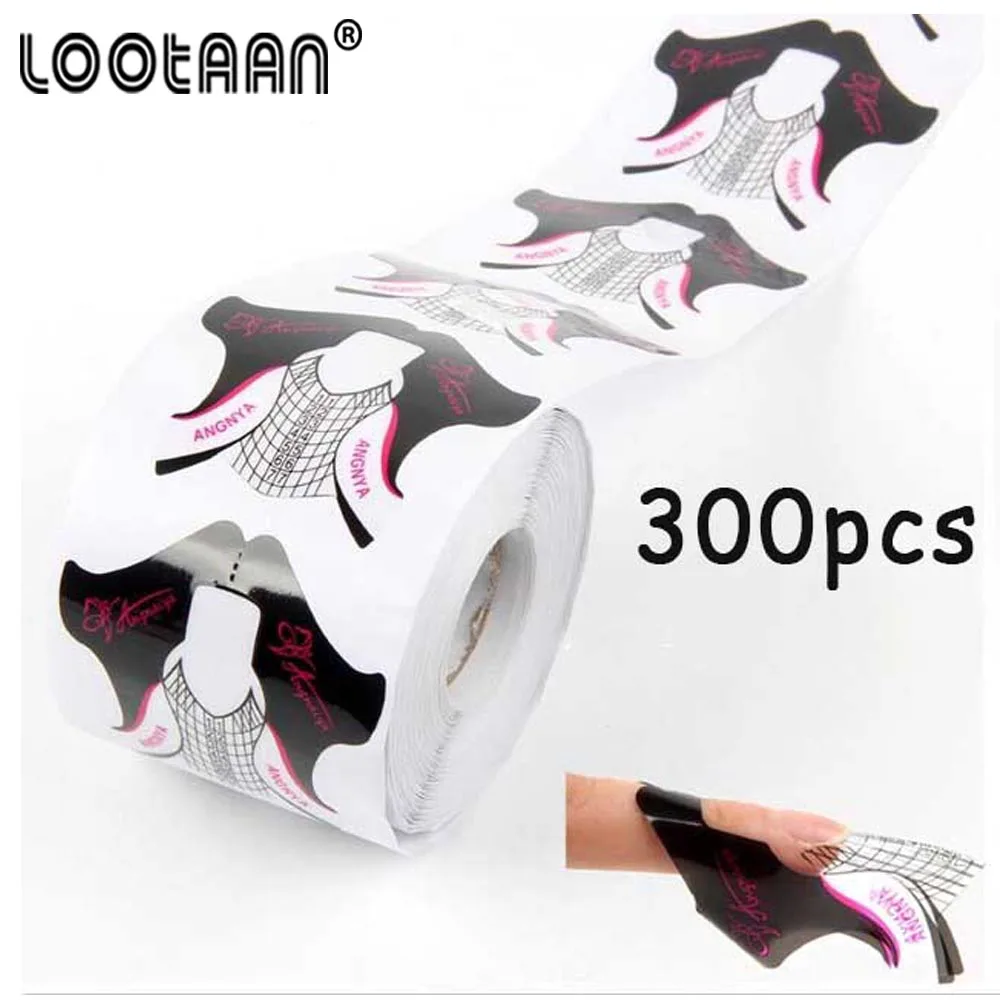 Lootaan 300 шт./компл. инструмент для наращивания гель лака инструменты укладки формы