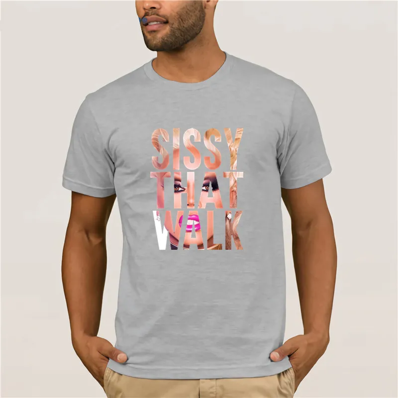 Футболка для мужчин больших размеров красочный дизайн моды в стиле хип-хоп Rupaul