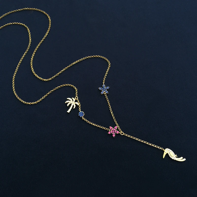 Cheny Серебро s925 пробы июнь новинка Золотая Морская звезда птичка кокосовое