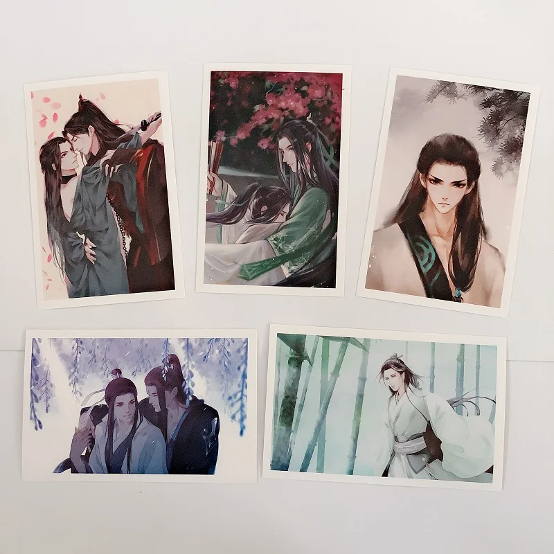 30 Pcs/Set Anime Ren Zha Fan Pai Postcard Shen Qingqiu Character Greeting Cards Fans Collection Gift | Канцтовары для офиса и