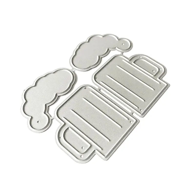 Металлические Вырубные штампы для пива искусственная кожа бумажная карта с