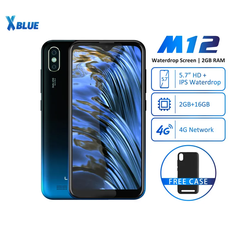 Leagoo M12 Android 9 MT6739ww четырехъядерный 2 Гб ОЗУ 16 ПЗУ 5 7 дюймов IPS 3000 мАч В/1A Быстрая